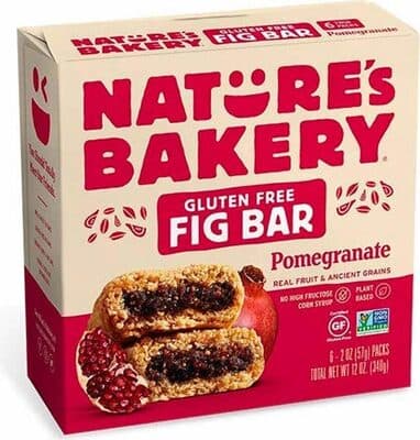 Gluten Free Pomegranate Fig Bar