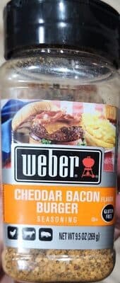 Weber cheddar bacon burger seasoning