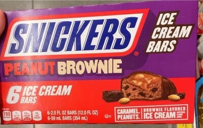 Peanut Brownie Ice Cream Bars