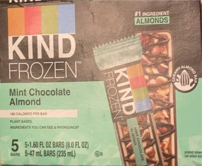 Kind Frozen Mint Chocolate Almond Bar