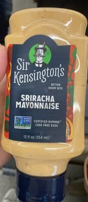 Sir Kensington's Sriracha Mayonnaise