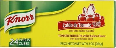 Tomato Bouillon With Chicken Flavor Cubes