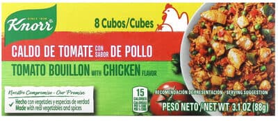 Tomato Bouillon With Chicken Flavor Cubes
