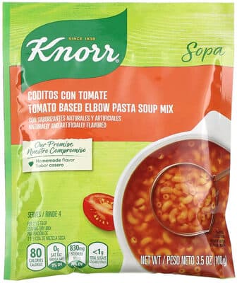 Tomato Flavored Based Elbow Pasta Soup Mix