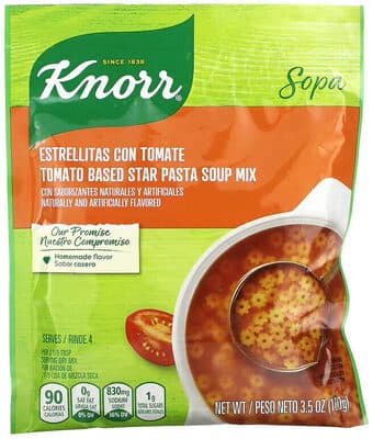 Tomato Flavored Based Star Pasta Soup Mix