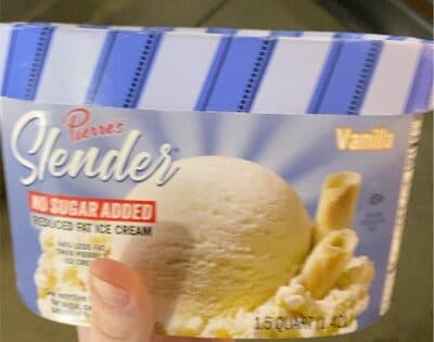 Vanilla No Sugar Added Reduced Fat Ice Cream