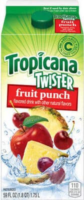 Tropicana Twister Fruit Punch Flavored Drink