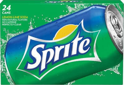 Lemon lime soda soft drinks