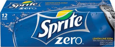 Sprite Zero Sugar Fridge Pack Cans