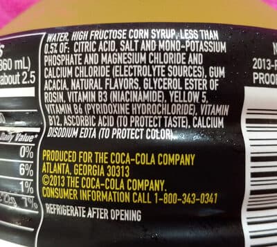Sports Drink, Lemon Lime