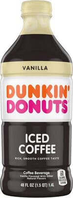 Vanilla Iced Coffee Beverage
