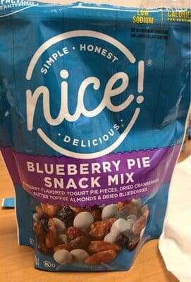 Blueberry Pie Snack Mix