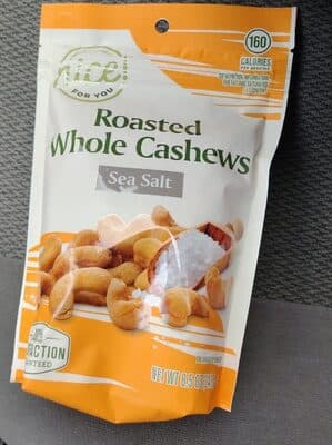Roasted Whole Cashews, Sea Salt