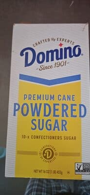 Confectioners 10-X Powdered Pure Cane Sugar with Cornstarch