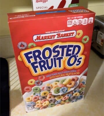 Frosted Fruit O's Sweetened Multi-Grain Cereal