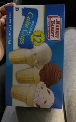 Ice cream cake cups