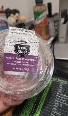 French Style Cheesecake Mousse With Graham Cracker Crumb & Whipped Topping Parfait Cup