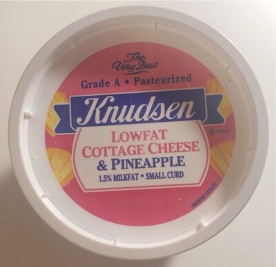 Pineapple Lowfat Small Curd Cottage Cheese