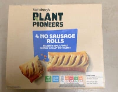 Plant pioneers No sausage rolls