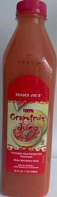 100% grapefruit juice