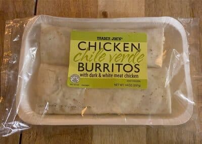 Chicken Chili Verde Burritos