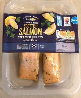 Salmon Steamed Fillets