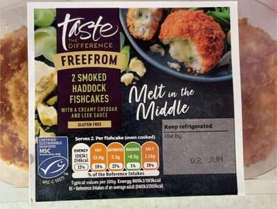 Freefrom Haddock Fishcakes