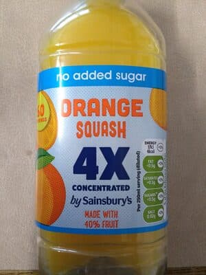 Orange Squash Concentrated