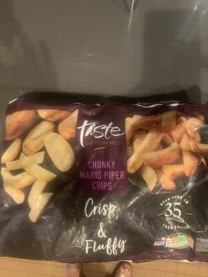 taste the difference chunky maris piper chips