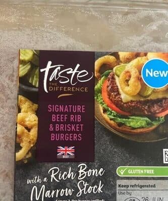 Signature Beef Rib & Brisket Burgers