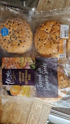 Brioche Sesame Seed Buns