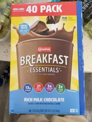 Rich Milk Chocolate Flavor Nutritional Drink Mix