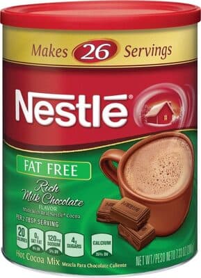Rich Milk Chocolate Flavor Fat Free Hot Cocoa Mix