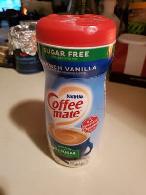 French Vanilla Flavor Sugar Free Coffee Creamer
