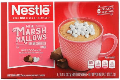 Rich Milk Chocolate Flavor Mini Marshmallows Hot Cocoa Mix