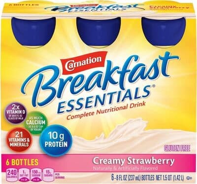 Creamy Strawberry Flavor Nutritional Drink
