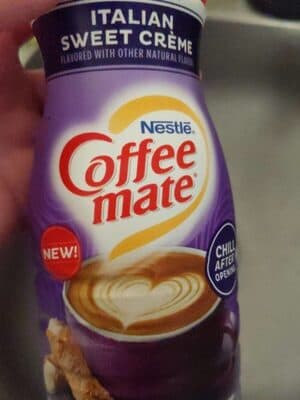 Italian Sweet Creme Flavored Coffee Creamer