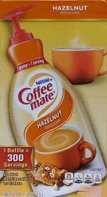 Hazelnut Flavor Concentrated Coffee Creamer