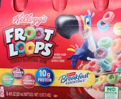 Froot Loops Flavored Nutritional Drink