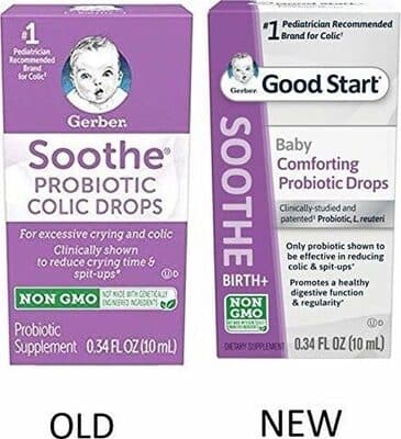 Gerber soothe baby probiotic colic