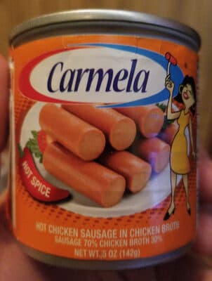 Carmela, Chicken Sausage and Bouillon