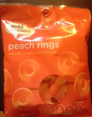 Gold Emblem Peach Rings