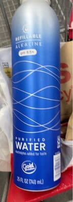Alkaline ph 9.5+