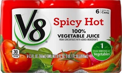 100% Vegetable Juice, Spicy Hot