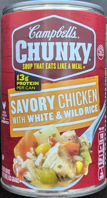 Chunky Soup Savory Chicken With White & Wild Rice