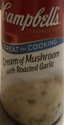 R&W Cream of Mushroom with Roasted Garlic
