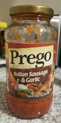 Prego Meat Sauce Italian Sausage & Garlic