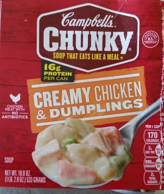 Creamy Chicken & Dumplings Soup