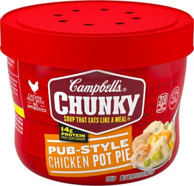 CAMPBELL'S, CHUNKY, PUB-STYLE CHICKEN POT PIE SOUP