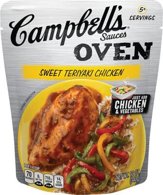 Sweet Teriyaki Chicken Oven Sauces